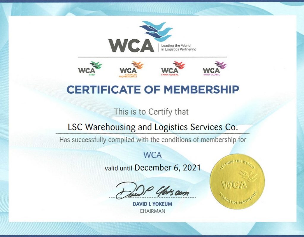 LSC WCA Certificate